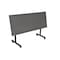 Kobe Rectangle FlipTop Table, 60" W, 29" H, Laminate Top, Gray MKFT6030GY44BE - alternate 4
